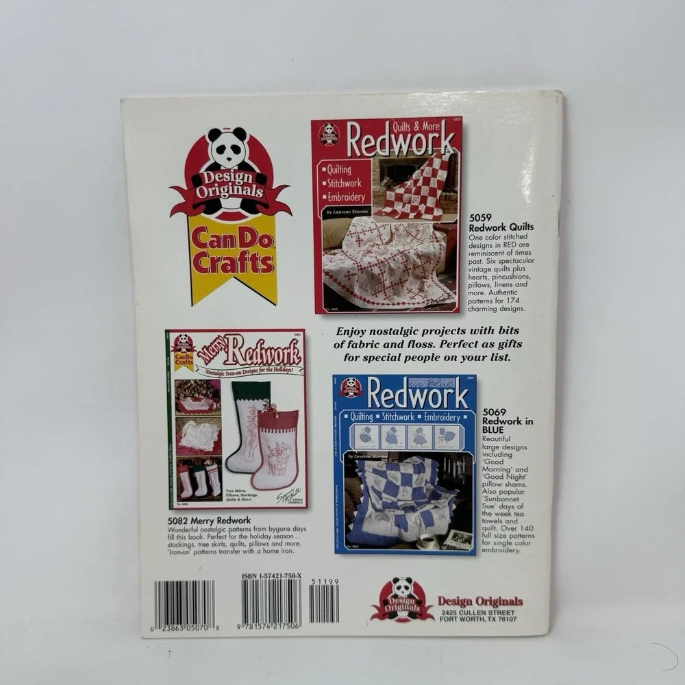 Redwork 101: Red Embroidery Designs for Quilting * Mostly Complete
